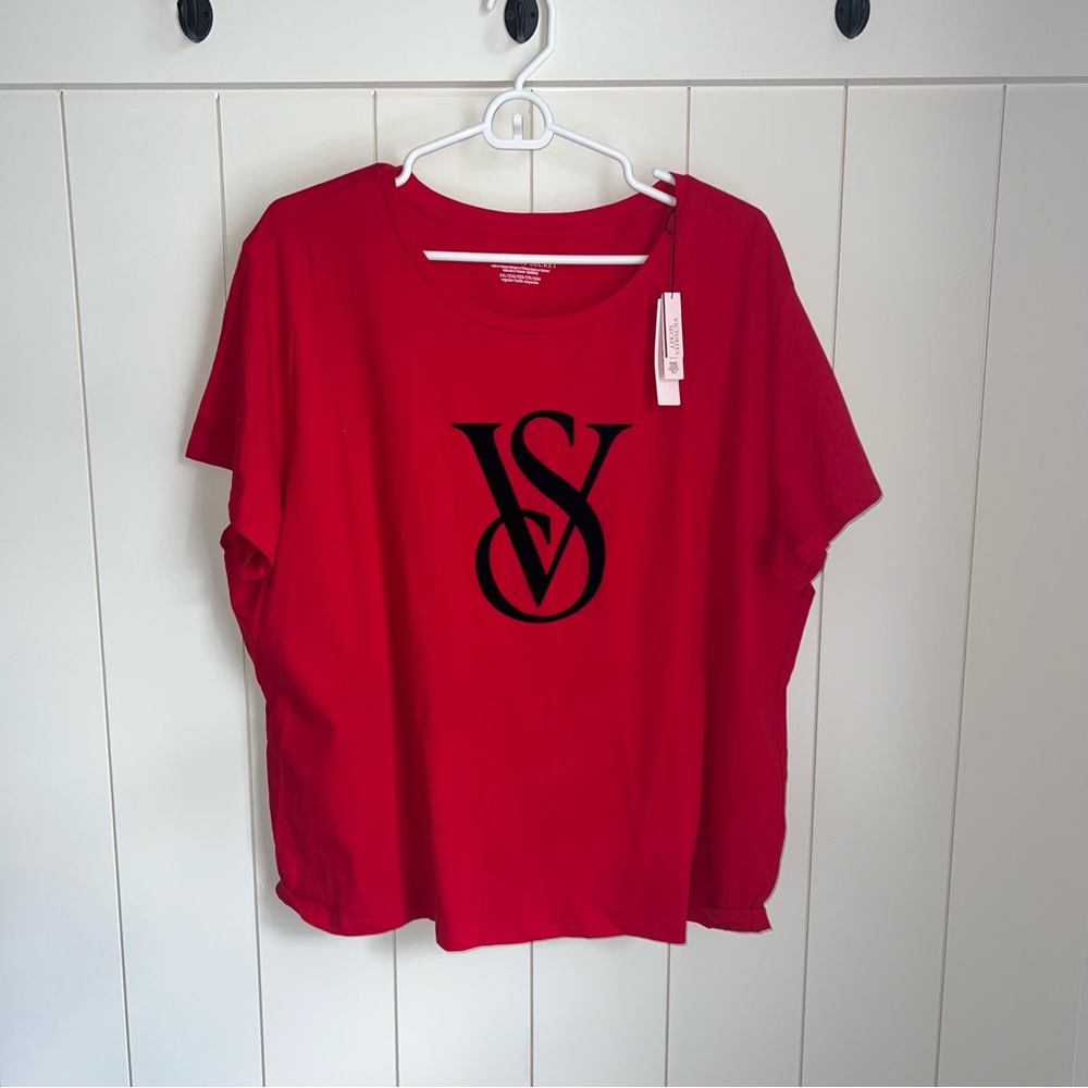 NWT Victoria’s Secret logo PJ tee